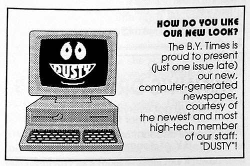 Dusty the computer