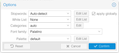 Cirrus configuration options