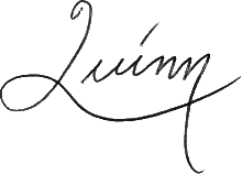 Screenshot of Quinn's signature
