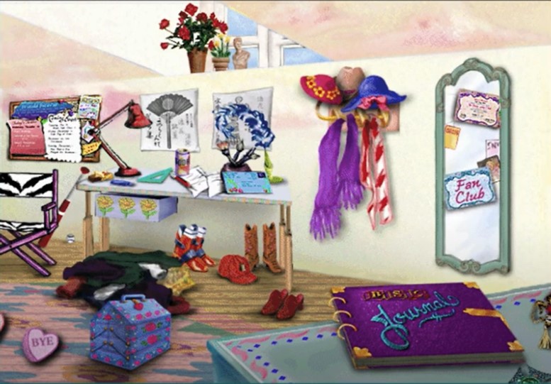 Claudia's room in the BSC Friendship Kit