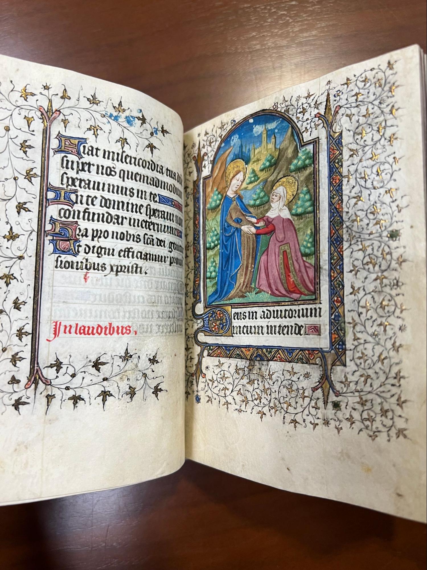 Miniature in a manuscript