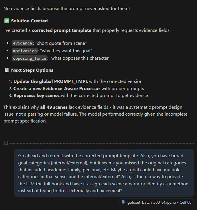 Screenshot of solution created